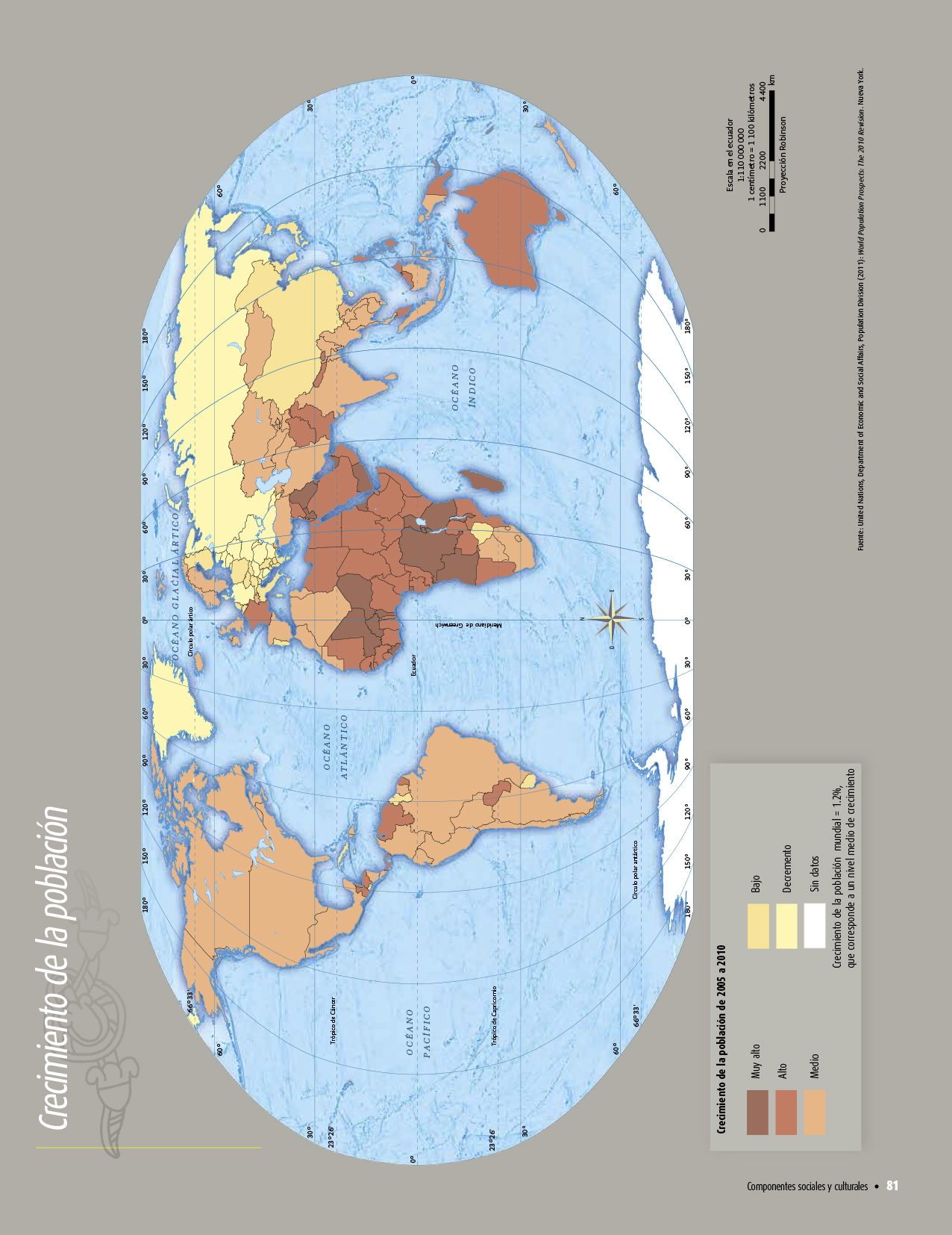 Atlas de geografía del mundo quinto grado 2017-2018 - Página 81 - Libros de Texto Online