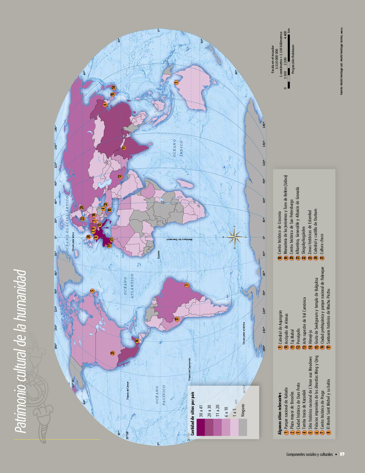 Atlas de geografía del mundo quinto grado 2017-2018 - Página 89 de 122 - Libros de Texto Online