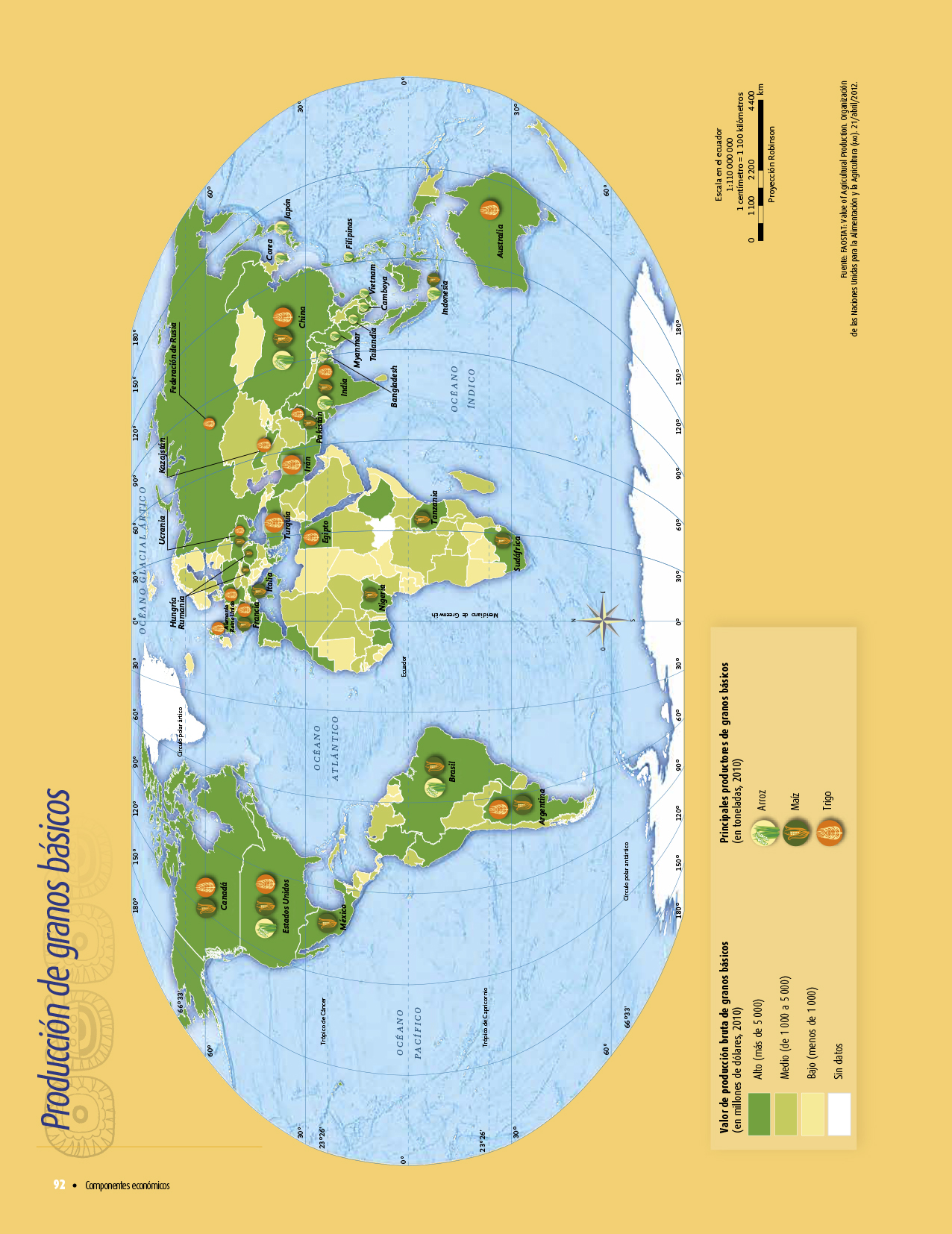 Atlas De Geografia Del Mundo Quinto Grado 2017 2018 Pagina 92 De 122 Libros De Texto Online