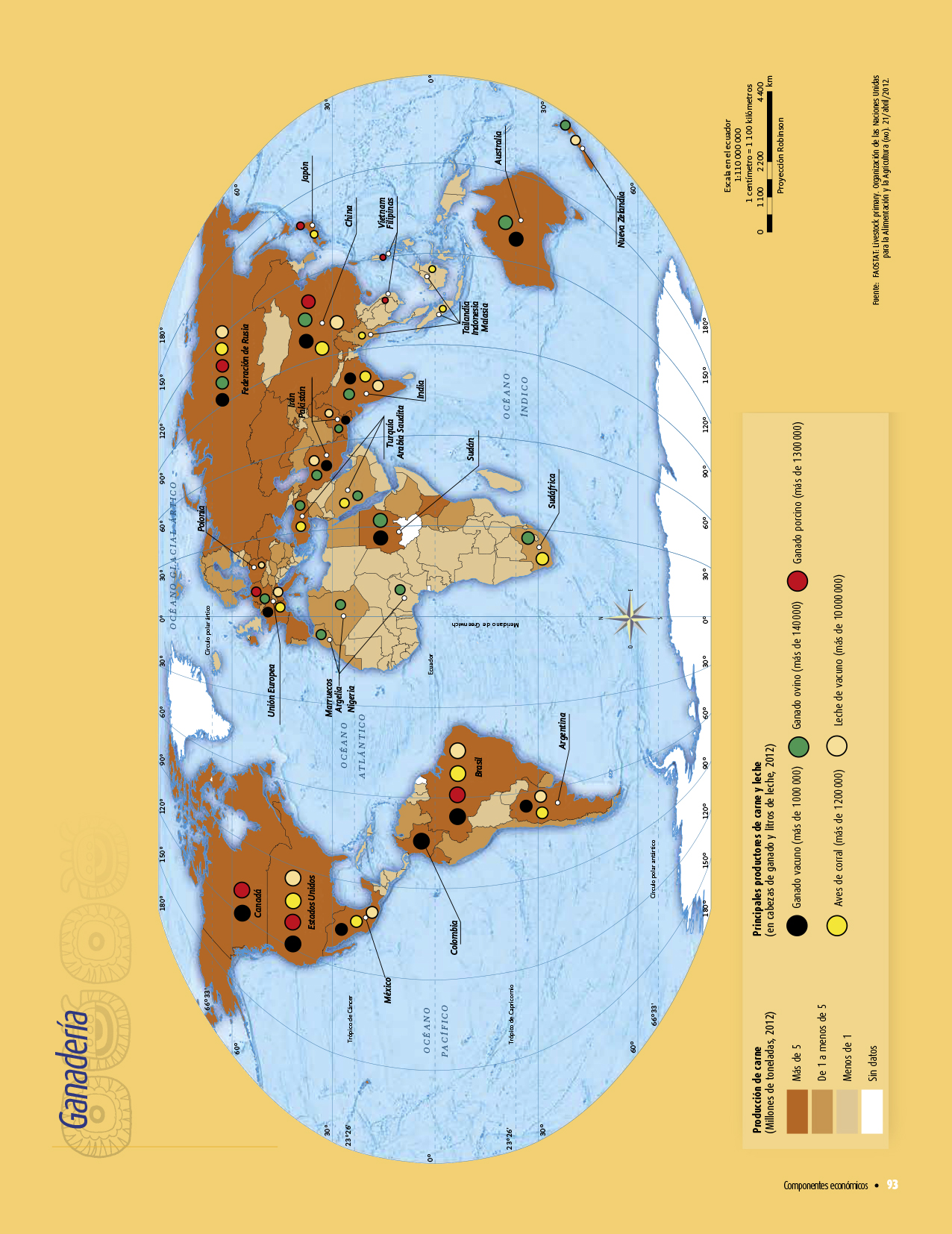 Conaliteg 6 Grado Geografia Atlas / Libro De Atlas 6 Grado Pag. 29 Y 35 | Libro Gratis / Cuaderno de actividades de geografía grado 6°, nivel primaria.