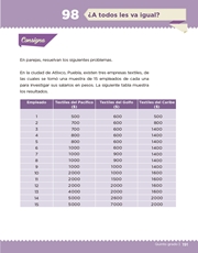 Libro Desafíos Matemáticos quinto grado Página 191