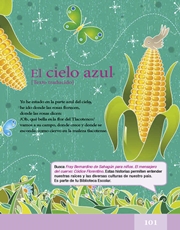 Libro Español libro de lectura quinto grado Página 101