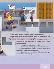 Libro Español libro de lectura quinto grado Página 129