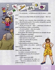 Libro Español libro de lectura quinto grado Página 131
