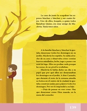 Libro Español libro de lectura quinto grado Página 139