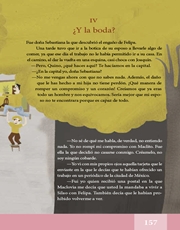 Libro Español libro de lectura quinto grado Página 157