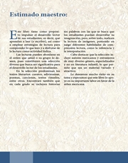 Libro Español libro de lectura quinto grado Página 4