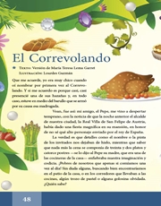 Libro Español libro de lectura quinto grado Página 48