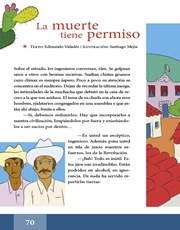 Libro Español libro de lectura quinto grado Página 70