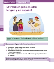 Libro Español libro para el alumno segundo grado Página 116
