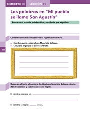 Libro Español libro para el alumno segundo grado Página 134