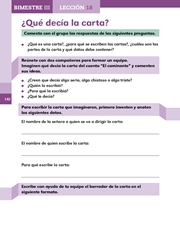 Libro Español libro para el alumno segundo grado Página 142