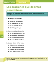 Libro Español libro para el alumno segundo grado Página 158