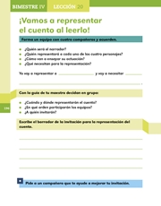 Libro Español libro para el alumno segundo grado Página 196