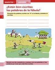 Libro Español libro para el alumno segundo grado Página 34