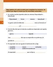 Libro Español libro para el alumno segundo grado Página 72