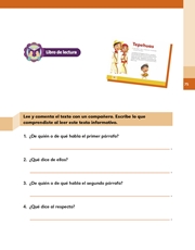 Libro Español libro para el alumno segundo grado Página 75