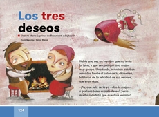 Libro Español libro de lectura segundo grado Página 124