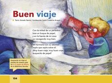 Libro Español libro de lectura segundo grado Página 154
