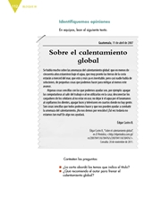 Libro Español sexto grado Página 112