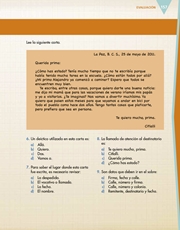Libro Español sexto grado Página 157