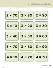 Libro Desafíos Matemáticos tercero grado Página 205
