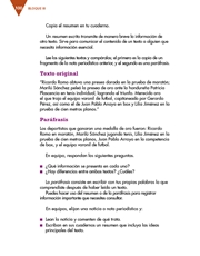 Libro Español tercero grado Página 100