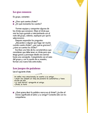 Libro Español tercero grado Página 19