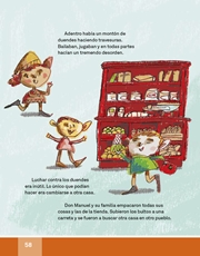 Libro Español libro de lectura tercero grado Página 58