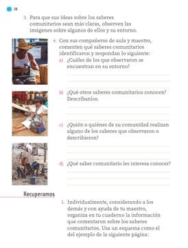 Proyectos del Aula Primer grado página 038