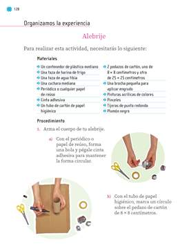 Proyectos del Aula Primer grado página 128