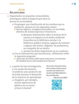 Proyectos Comunitarios Primer grado página 047