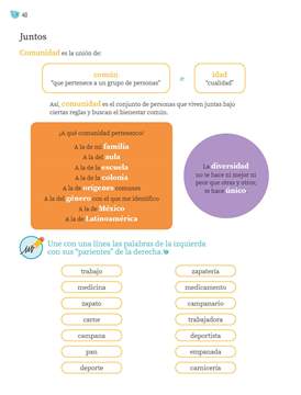 Múltiples Lenguajes trazos y palabras Primer grado página 040