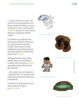 Múltiples Lenguajes trazos y palabras Primer grado página 067