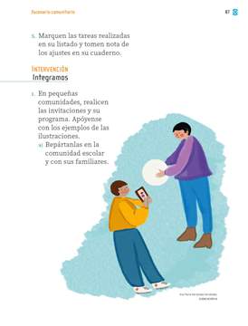 Proyectos Comunitarios Segundo grado página 087