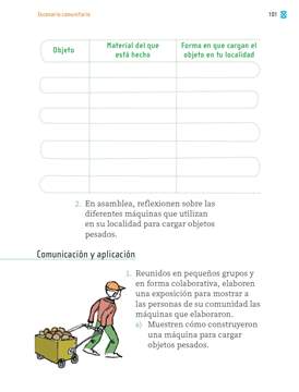 Proyectos Comunitarios Segundo grado página 101