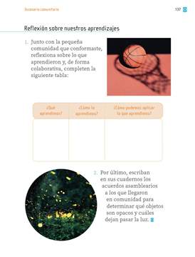 Proyectos Comunitarios Segundo grado página 137