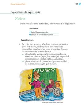 Proyectos Comunitarios Segundo grado página 189