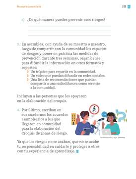 Proyectos Comunitarios Segundo grado página 205