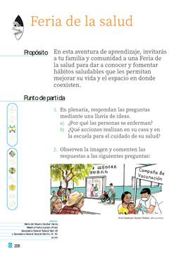 Proyectos Comunitarios Segundo grado página 208