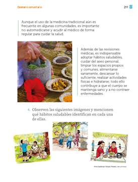 Proyectos Comunitarios Segundo grado página 211