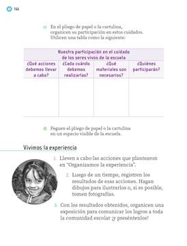 Proyectos Escolares Segundo grado página 166