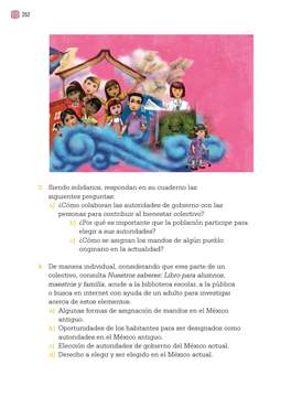 Proyectos Comunitarios Tercer grado página 252