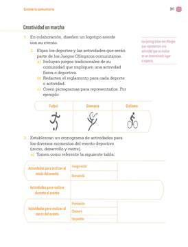 Proyectos Comunitarios Tercer grado página 317