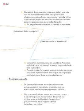 Proyectos Comunitarios Tercer grado página 350