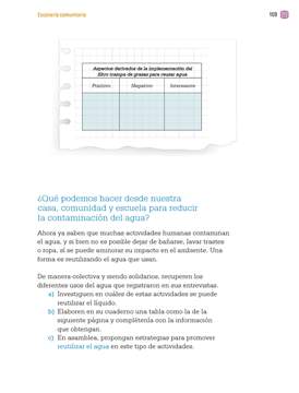 Proyectos Comunitarios Cuarto grado página 169