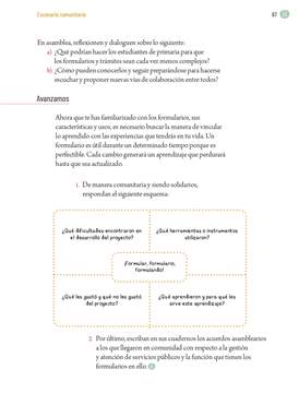 Proyectos Comunitarios Quinto grado página 067