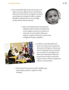 Proyectos Comunitarios Quinto grado página 089