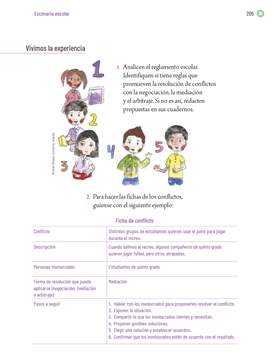 Proyectos Escolares Quinto grado página 205