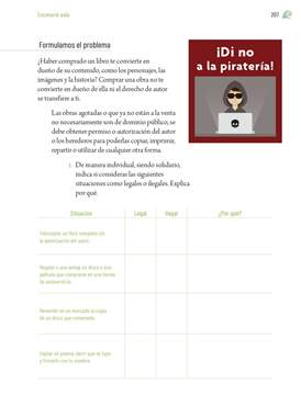 Proyectos de Aula Sexto grado página 207